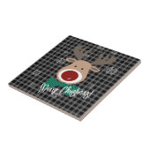 Frohe Weihnachten! Keramikfliese (Seite)