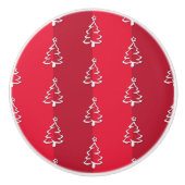 Frohe Weihnachten Keramikknauf (Vorderseite)