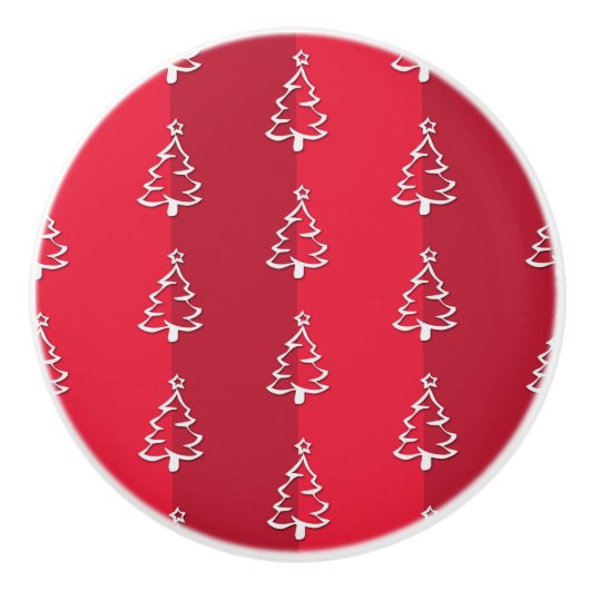 Frohe Weihnachten Keramikknauf (Vorderseite)