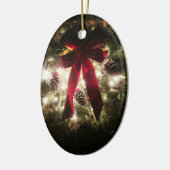 Frohe Weihnachten Keramikornament (Links)