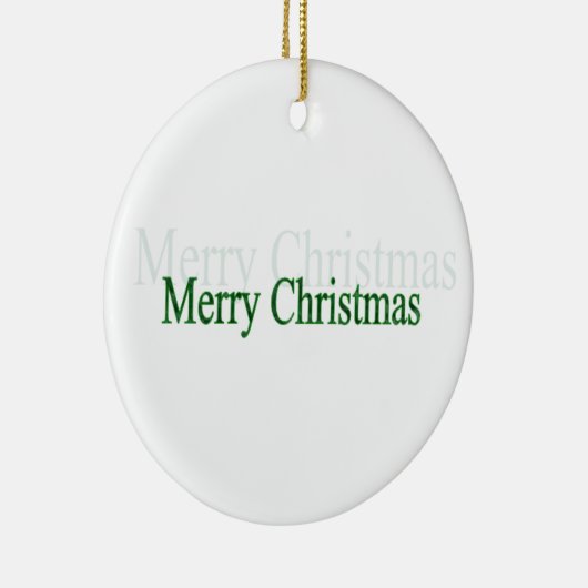 frohe Weihnachten Keramikornament (Rechts)