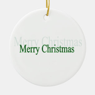 frohe Weihnachten Keramikornament