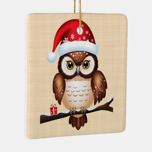 Frohe Weihnachten Keramikornament (Rechts)