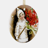 Frohe Weihnachten Keramikornament (Rechts)