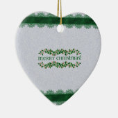 Frohe Weihnachten Keramikornament (Rechts)