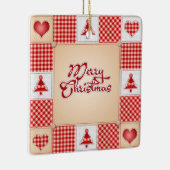 Frohe Weihnachten Keramikornament (Rechts)
