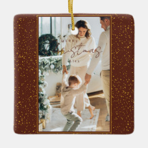 Frohe Weihnachten Keramikornament