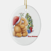 Frohe Weihnachten! Keramikornament (Rechts)