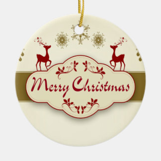 Frohe Weihnachten Keramikornament