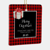 Frohe Weihnachten Keramikornament (Rechts)