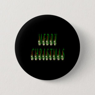 Frohe Weihnachten Kerzen Schrift Mädchen Jungen  Button