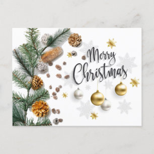 Frohe Weihnachten Kiefer Postkarte