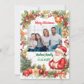 Frohe Weihnachten Kiefernnadel Foto (Vorderseite)