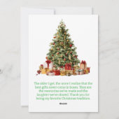 Frohe Weihnachten Kiefernnadel Foto (Rückseite)