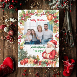 Frohe Weihnachten Kiefernnadel Foto