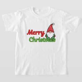 "Frohe Weihnachten" Kinder-Feiertags-Design T-Shirt
