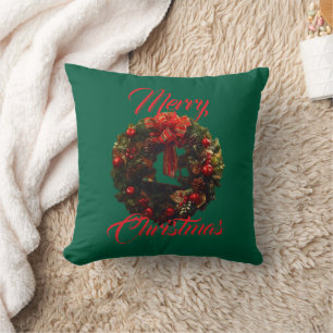 "Frohe Weihnachten" Kissen