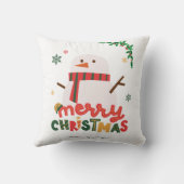 Frohe Weihnachten Kissen (Rückseite)