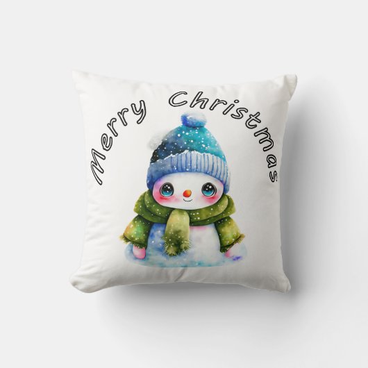 Frohe Weihnachten Kissen (Vorderseite)