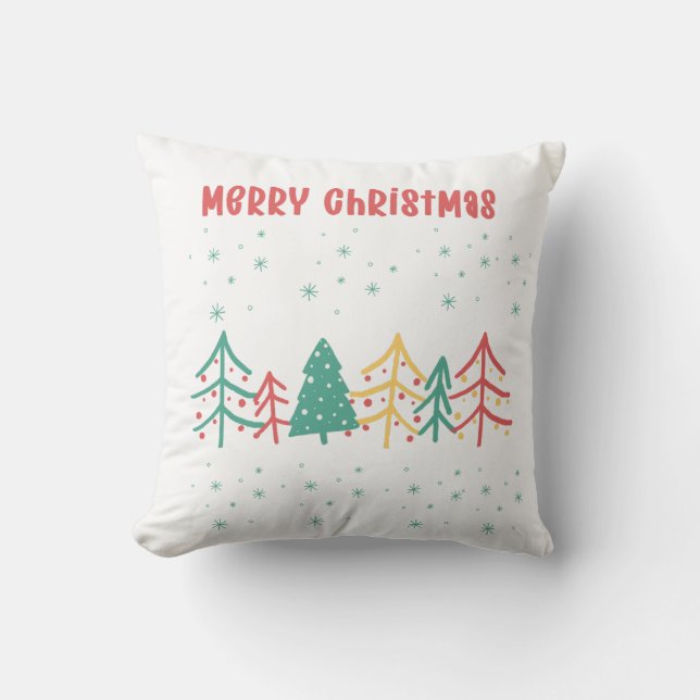 frohe Weihnachten Kissen (Vorderseite)