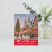 Frohe Weihnachten Kitsch Nostalgischer Deutscher M (Stehend Vorderseite)