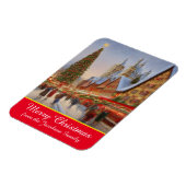 Frohe Weihnachten Kitsch Nostalgischer Deutscher M Magnet (Linke Seite)