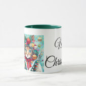 Frohe Weihnachten "Kitty" Tasse (Zentrum)