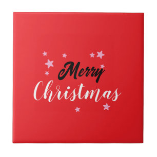 Frohe Weihnachten Klassik Einzigartig Minimalistis Fliese