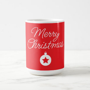 Frohe Weihnachten Klassik Einzigartig Minimalistis Kaffeetasse