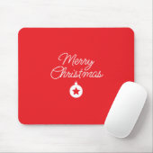 Frohe Weihnachten Klassik Einzigartig Minimalistis Mousepad (Mit Mouse)