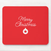 Frohe Weihnachten Klassik Einzigartig Minimalistis Mousepad (Vorne)