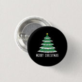 Frohe Weihnachten Klassiker Button (Vorne & Hinten)