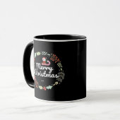 Frohe Weihnachten Klassiker Tasse (Vorderseite Links)