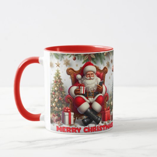 Frohe Weihnachten - Klassische Tasse (Links)