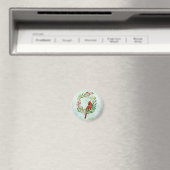 Frohe Weihnachten Klassischer Kardinal Magnet (In Situ (Geschirrspüler))