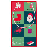 Frohe Weihnachten Kleine Geschenktüte (Rückseite)