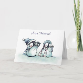 Frohe Weihnachten - Kleine Pinguine