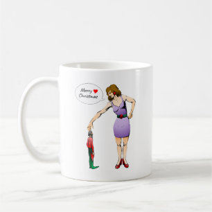 Frohe Weihnachten Kleiner Elf Kaffeetasse