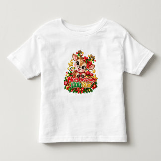 Frohe Weihnachten Kleiner Stern (Mädchen) Kleinkind T-shirt