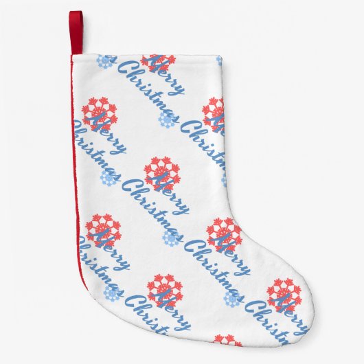 Frohe Weihnachten Kleiner Weihnachtsstrumpf (Vorderseite)