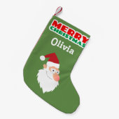 Frohe Weihnachten Kleiner Weihnachtsstrumpf (Vorderansicht (hängend))