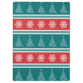 Frohe Weihnachten Klemmbrett (Rückseite)