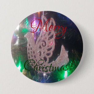 Frohe Weihnachten Knopf Button