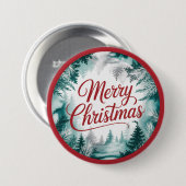 Frohe Weihnachten Knopf Button (Vorne & Hinten)
