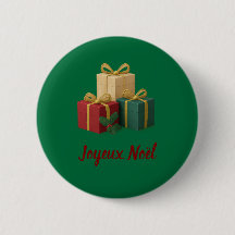 Frohe Weihnachten Knopf - Joyeux Noel