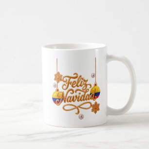 Frohe Weihnachten Kolumbien Gold Weihnachten Kaffeetasse