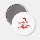 Frohe Weihnachten kommt Magnet (Vorderseite/Rückseite)