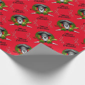 Frohe Weihnachten: Konditorei V2 Geschenkpapier (Ecke)