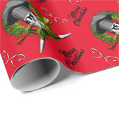 Frohe Weihnachten: Konditorei V2 Geschenkpapier (Rolleneckpunkt)