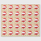 Frohe Weihnachten! Krabbe Geschenkpapier (Flach)